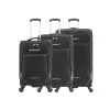 Zestaw walizek Saxoline Soft czarny set (S/M/L)